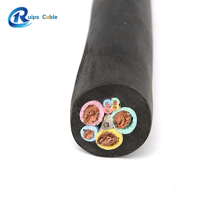 H07rn-F/H05rn-F Copper Conductor Epr Insulated Oil Resistance Flexible Electric Rubber Cable