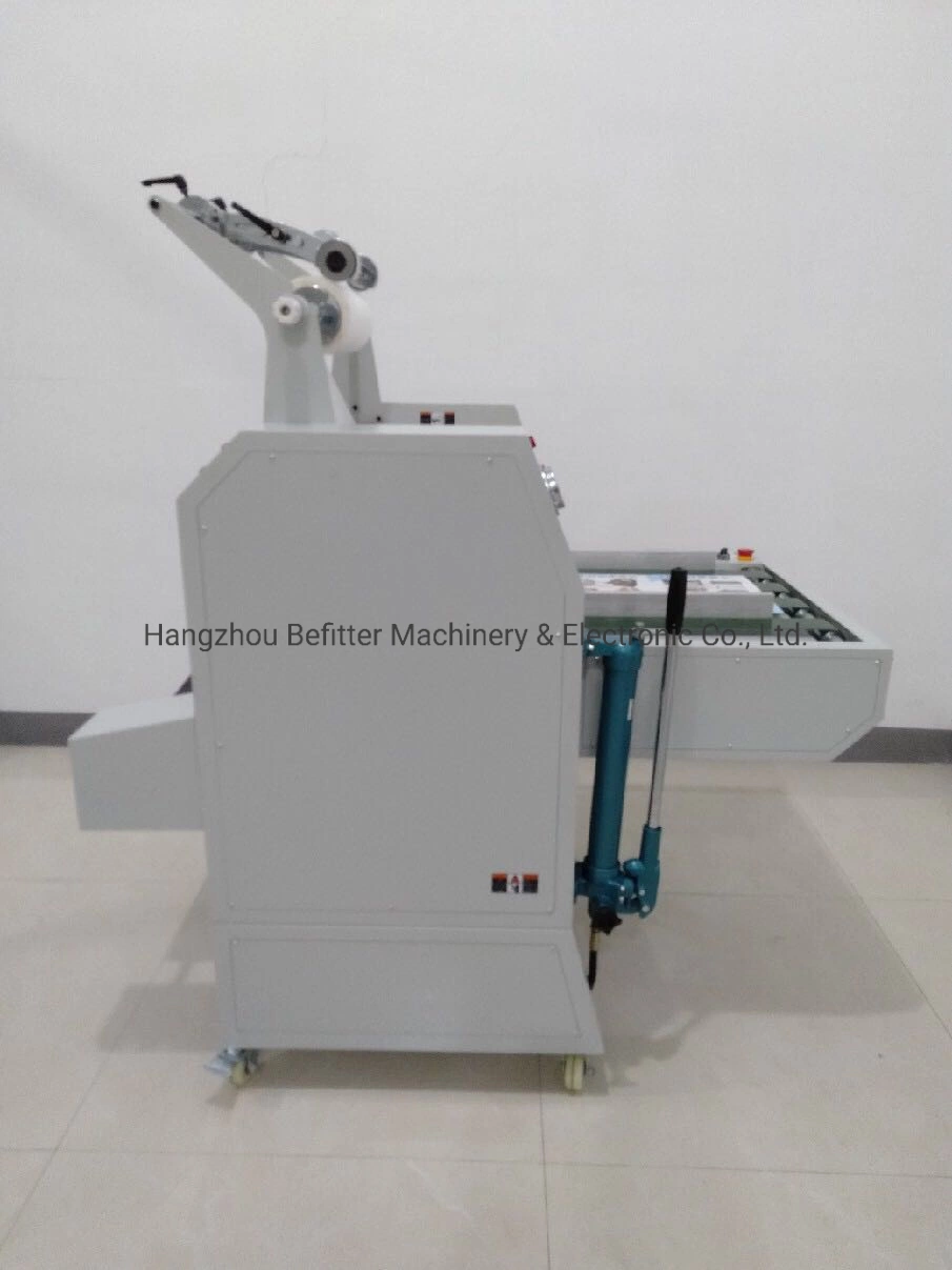 HTD-720 720mm 28inch Manual feed auto rewinding hydraulic hot roll laminator laminating machine