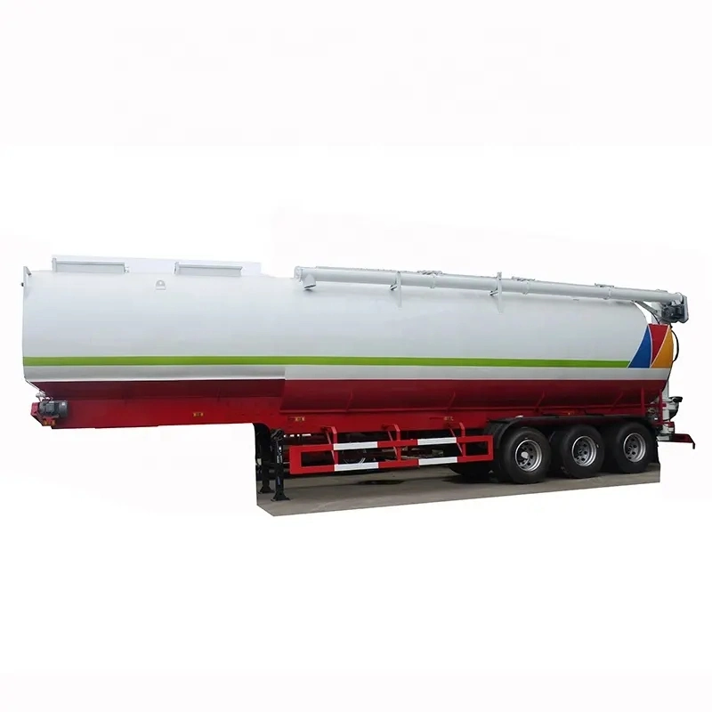 Electric /Hydraulic Type 30 Tons 60000 Liters Bulk Feed Delivery Tank Trailer