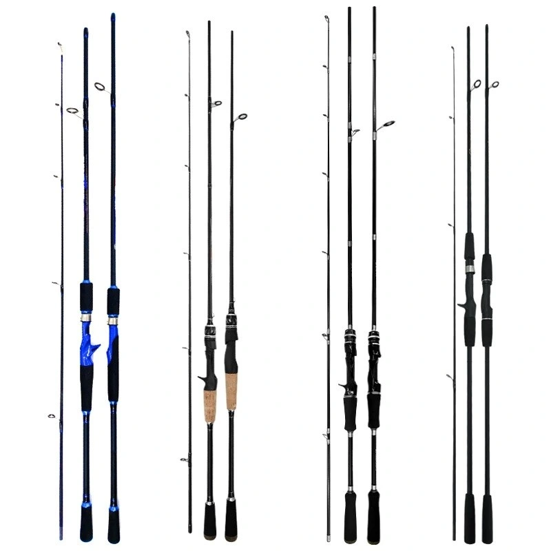 Glass Fiber 2 Sections Spinning Pole Distance Throwing Rod Lure Rod for Fishing Rod Shimano 1.8/2.1/2.4/2.7/3.0m