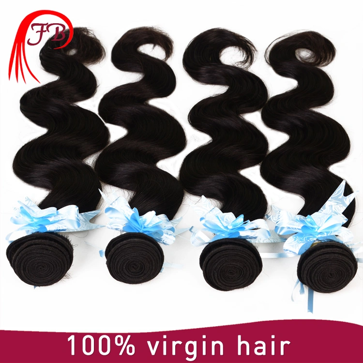 Chinese Wholesale/Supplier Distributors Hair Weavon, Body Wave Natural Color Braiding Hair Extension