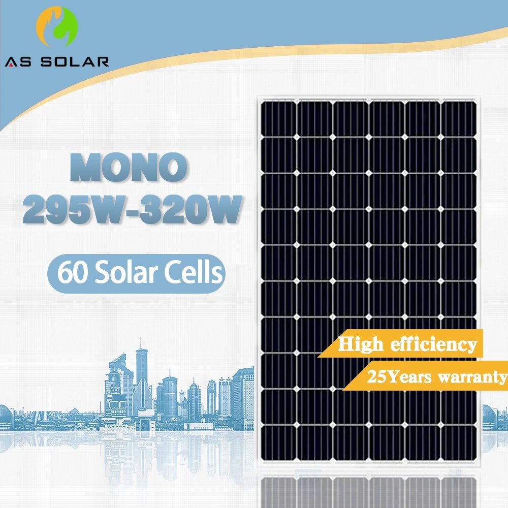 a. S Solar Mono 210W 72 Cells Solar Panel for Water Pumping System