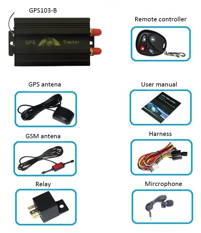  Venta caliente de rastreador GPS para vehículos con función de detención y reanudación del motor y precio económico