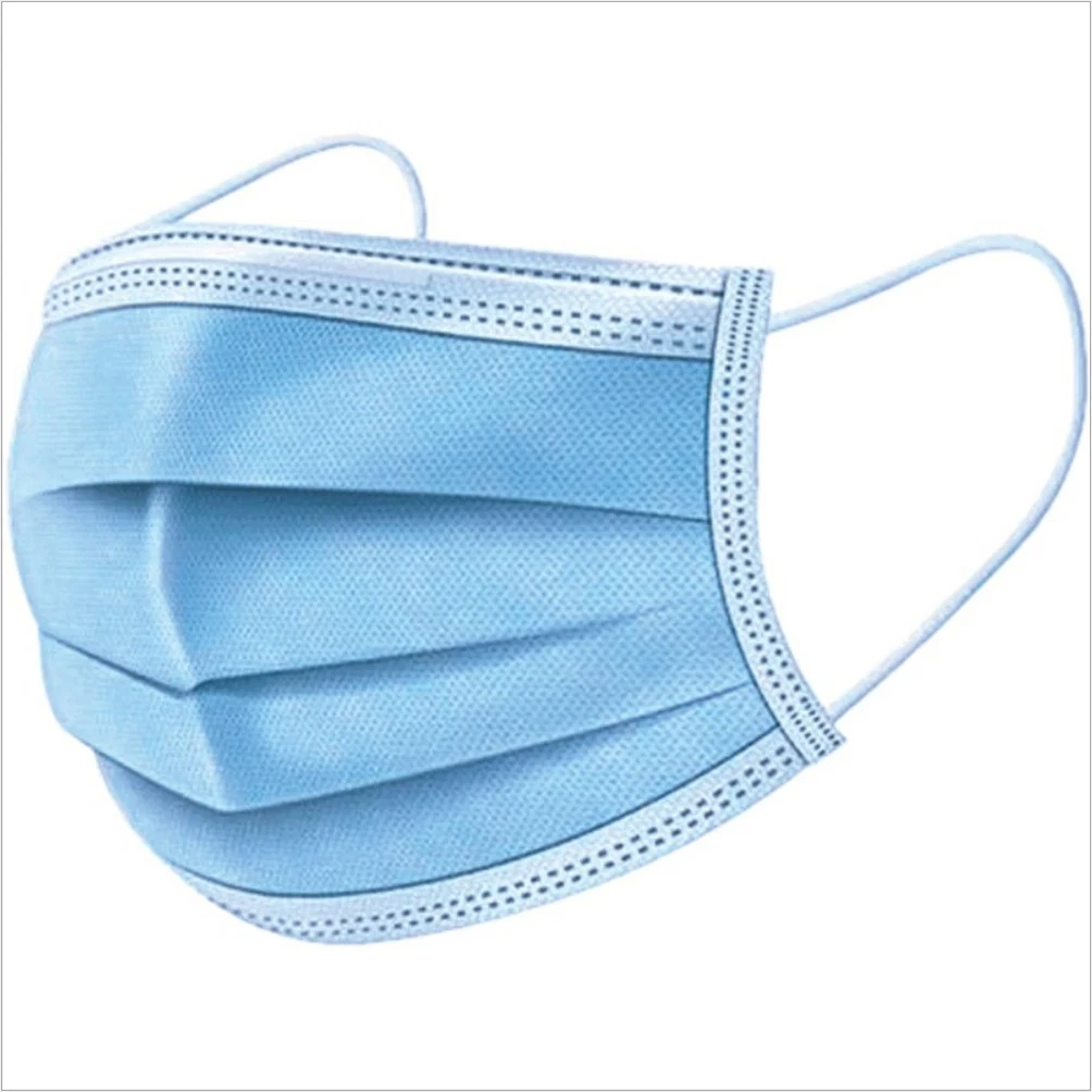 Disposable 3ply Protective Nonwoven Dust Face Facial Mask