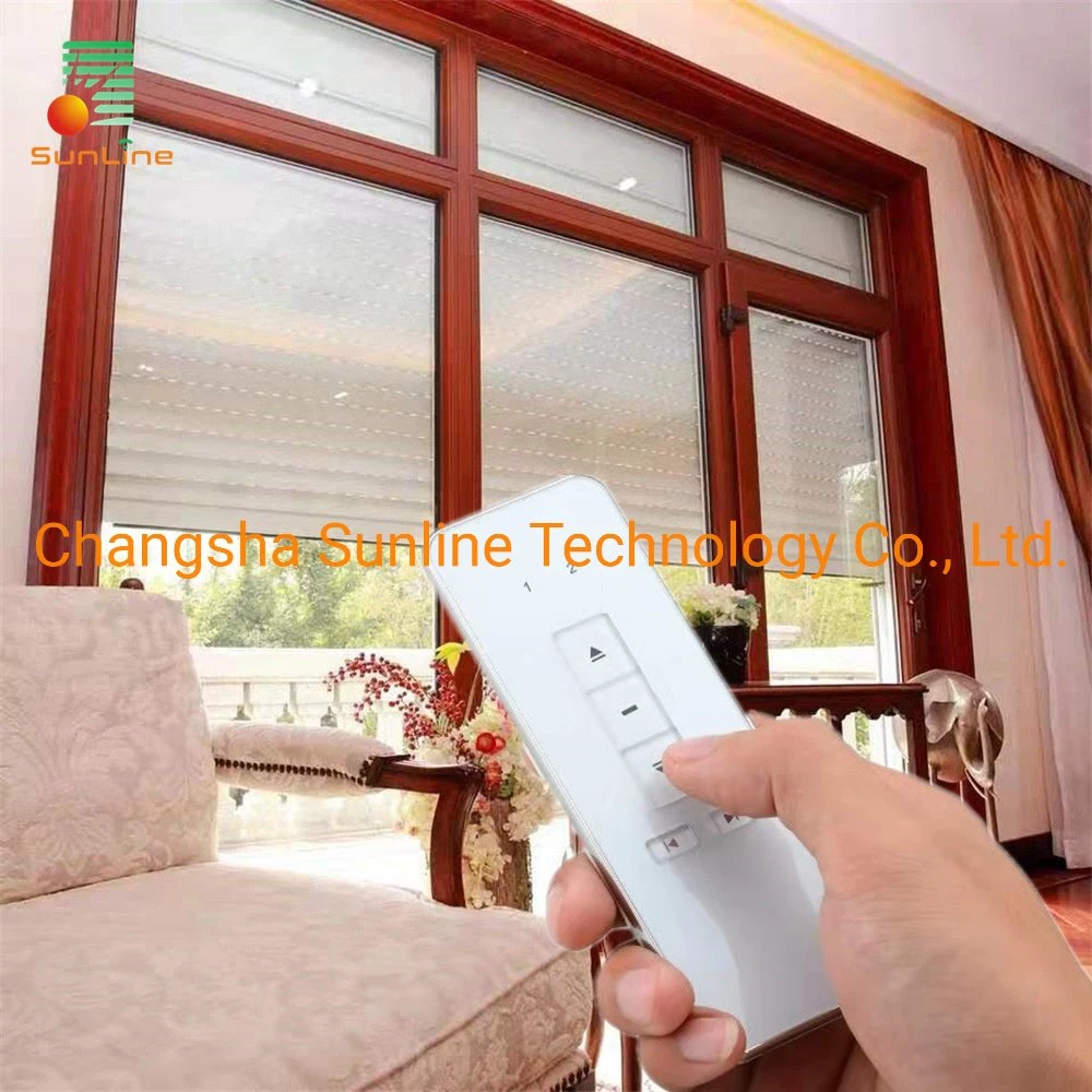 Aluminum Motorized Roller Shutter Window/Roller Blinds