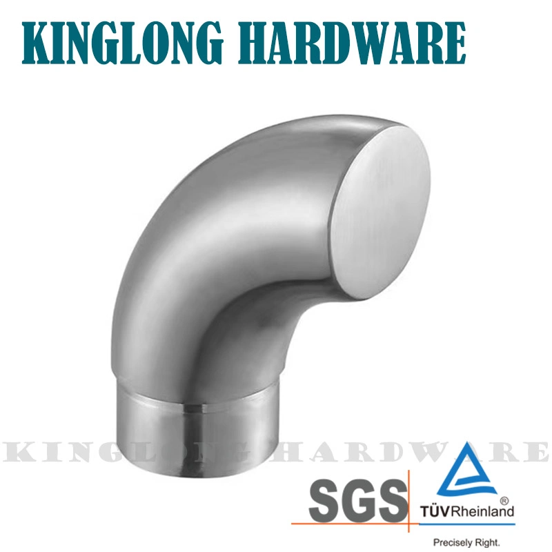 Stainless Steel Handrail Fitting Staircase Round Tube Elbow Pipe Connector