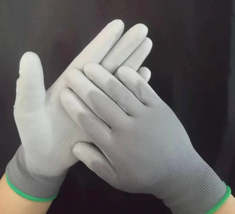 White Anti-Static and Dust-Free Rubber Immersion Protective Gloves