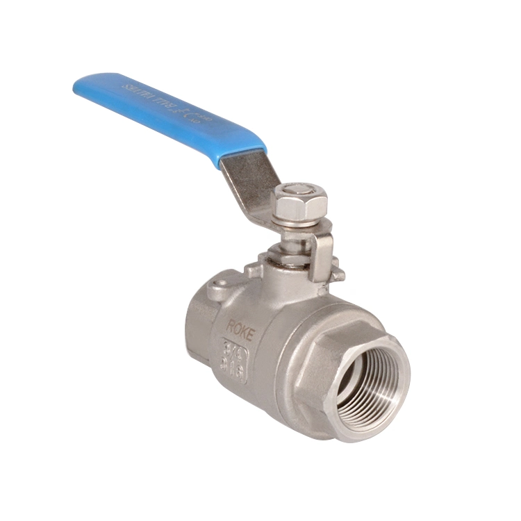 Stainless Steel SS316 or SS304 1000wog 2 Pieces Casting Female Thread Ball Valve