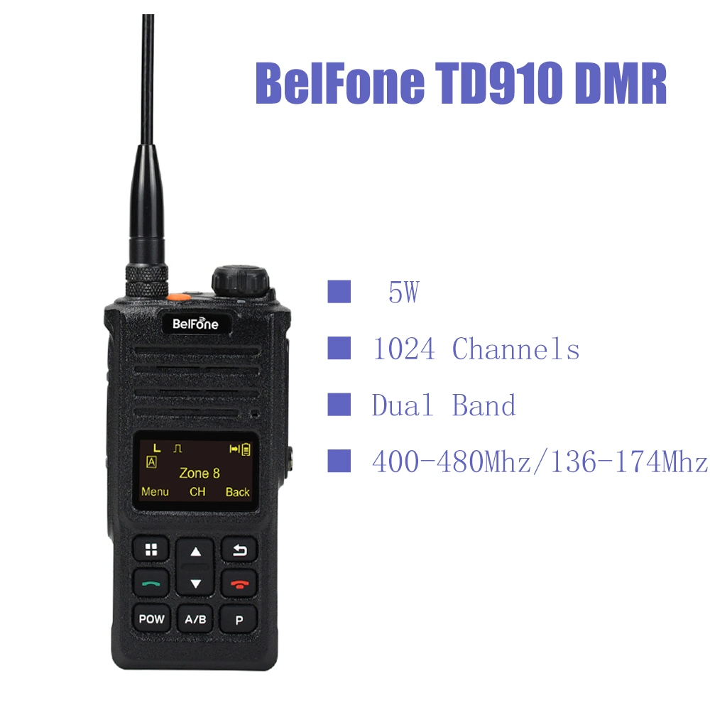 Hot Selling 2022 UHF VHF Radios Dual Bands Analog Digital IP68 Two-Way Radio