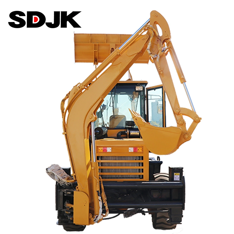 Jk15-26 Directa de Fábrica agrícola multifunción Jcb 3cx maquinaria de construcción de la retroexcavadora cargadora de ruedas