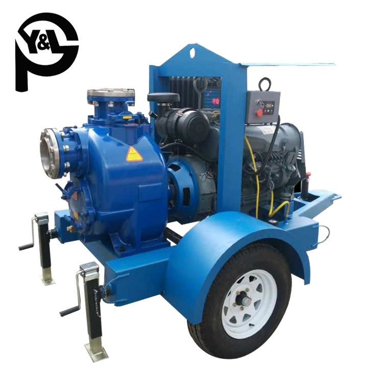 6 Inch Diesel Power Self Priming Mud Pump