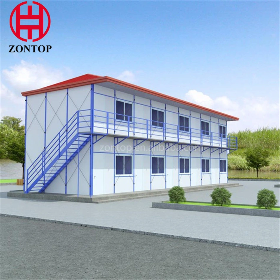 Zontop empilhável casas de contêiner luxo pré-fabricados Modular barato 2 história Página inicial do pré-separador