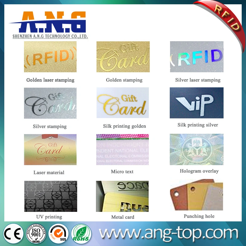Cr80 ISO Standard Printed RFID PVC Contactless ID Card