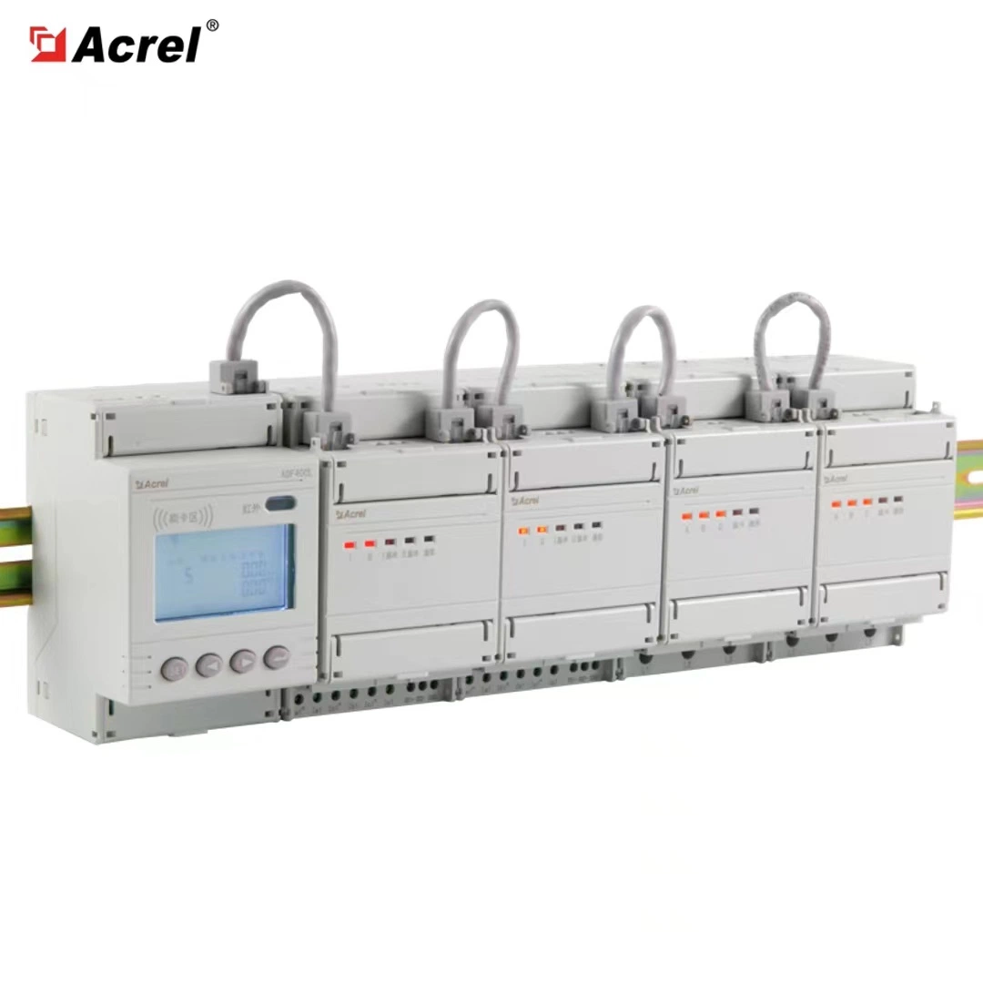 Acrel Kilowatt Hour Mix 1p 3p Circuits Measurement Energy Meter for Apartment Buildings