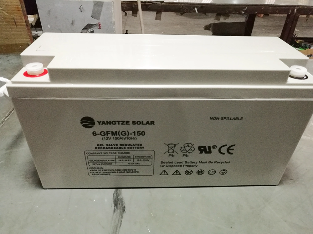 Yangtze Meilleure vente batterie solaire Gel 12V 50Ah