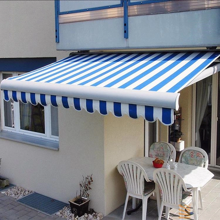 Derflex 300X500d 18*12 Knitted PVC Tarpaulin Stripe for Awning