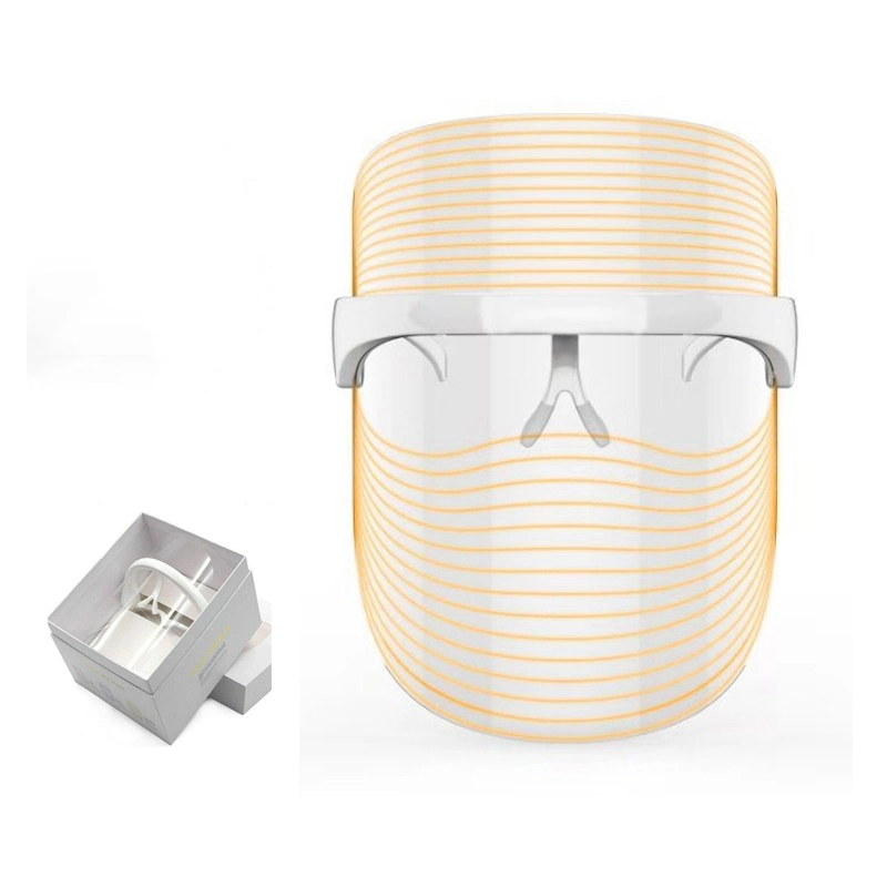 Masque avec lumière LED pour le visage à domicile 7 lumières Masque LED infrarouge