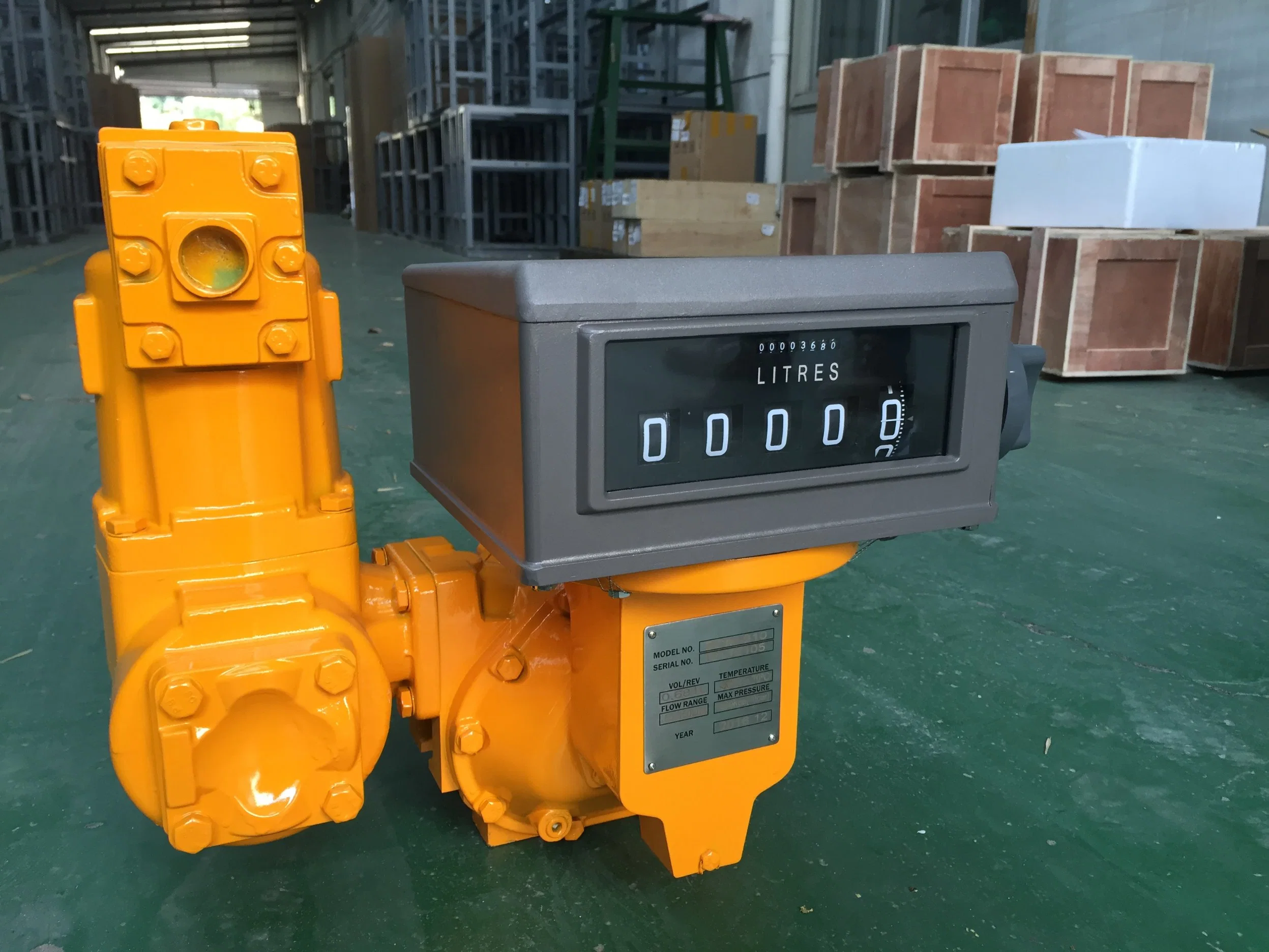 Big Flow Rate Fast Speed 2, 3, 4 Inch LC Series Diesel Positive Displacement Flow Meter for Filling Station