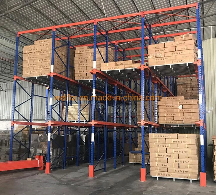 Space Saving Heavy Duty Storage Drive in Pallet Rack System