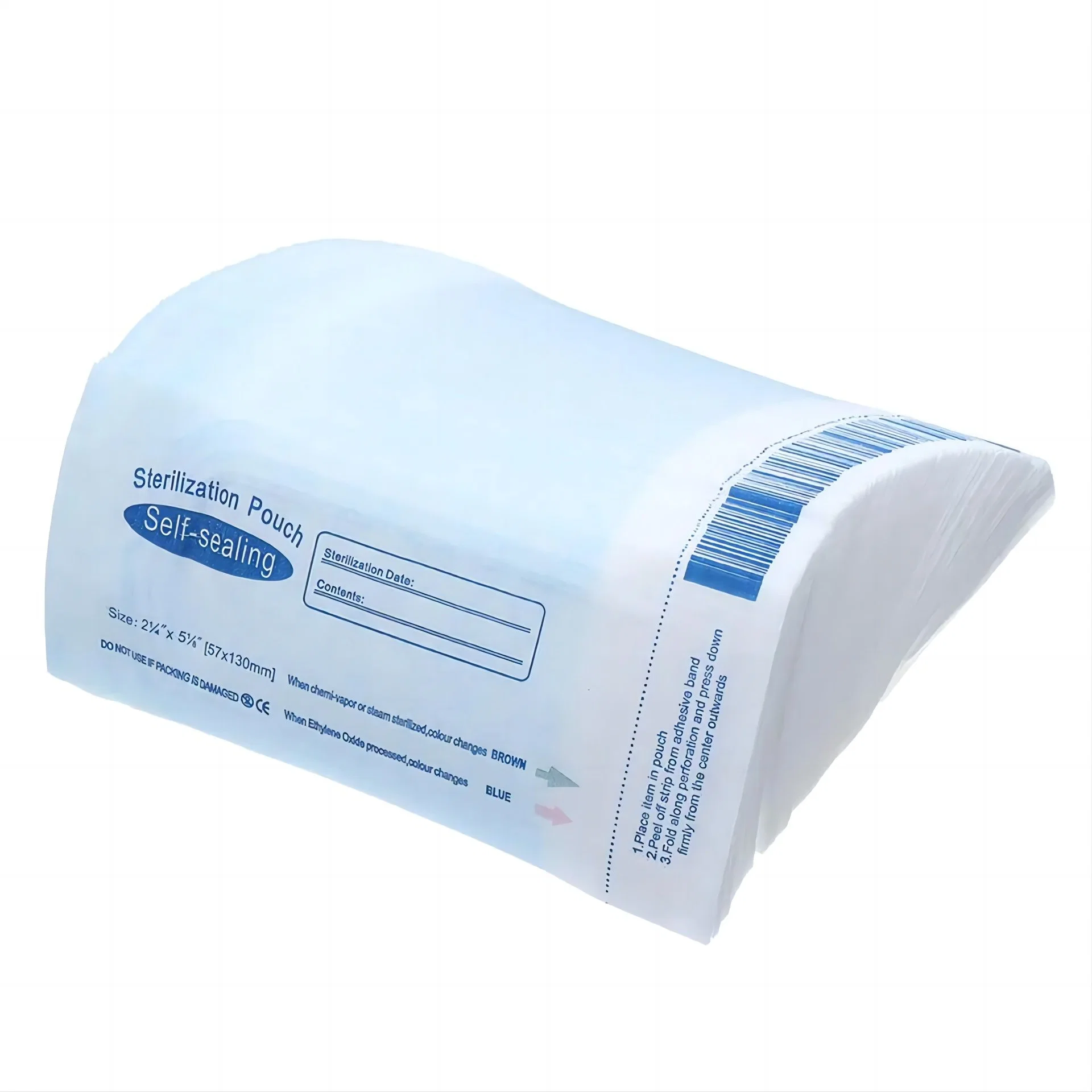 Disposable Medical Self Seal Sterilization Pouch Roll Flat Reel