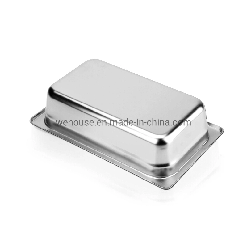 We House 1/2 Stainless Steel Gn Pan Steam Table Hotel Kitchen Pans Full Size Gastronorm Container