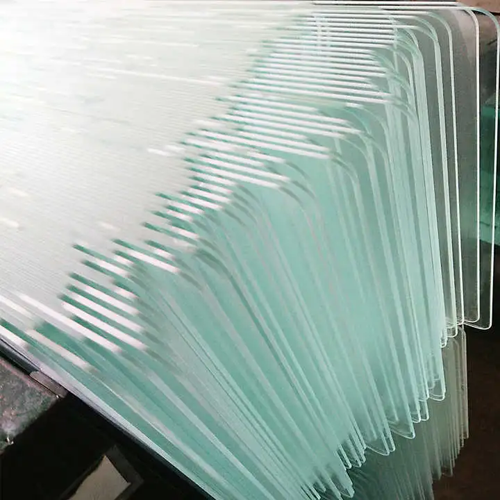 Pencil Polished Edges 4mm 4.5mm 5.0mm 6mm Clear Annealed Flat Float Glass