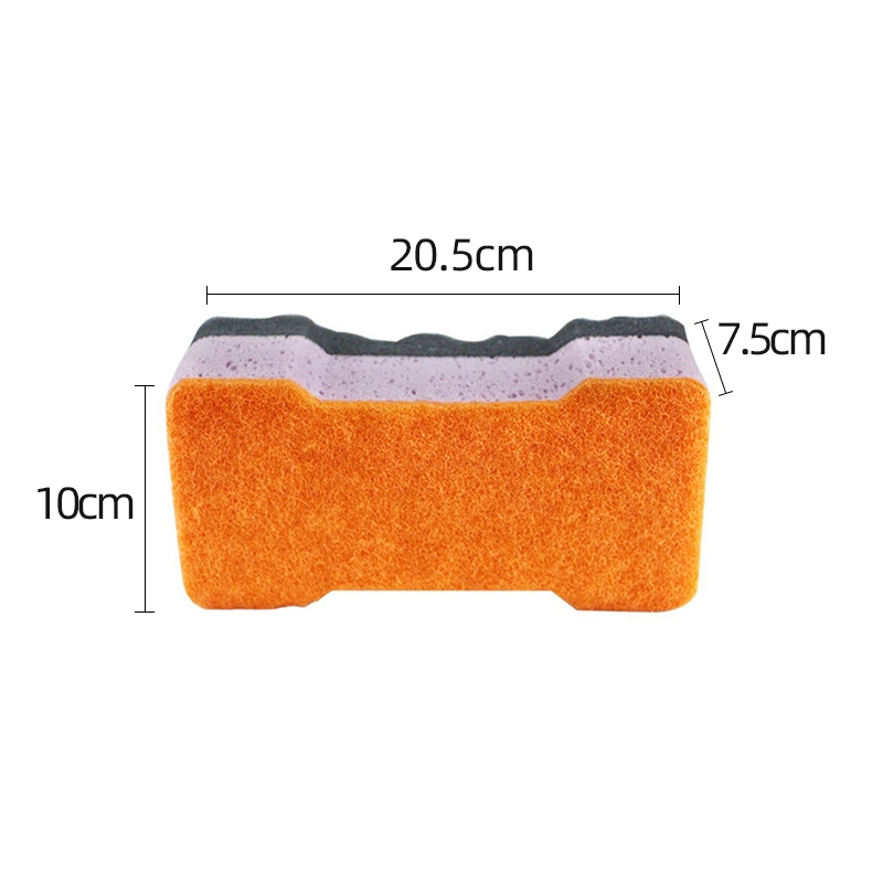 Wear-Resistant and Durable Easy Descaling Composite L-Shaped Car Wash Sponge