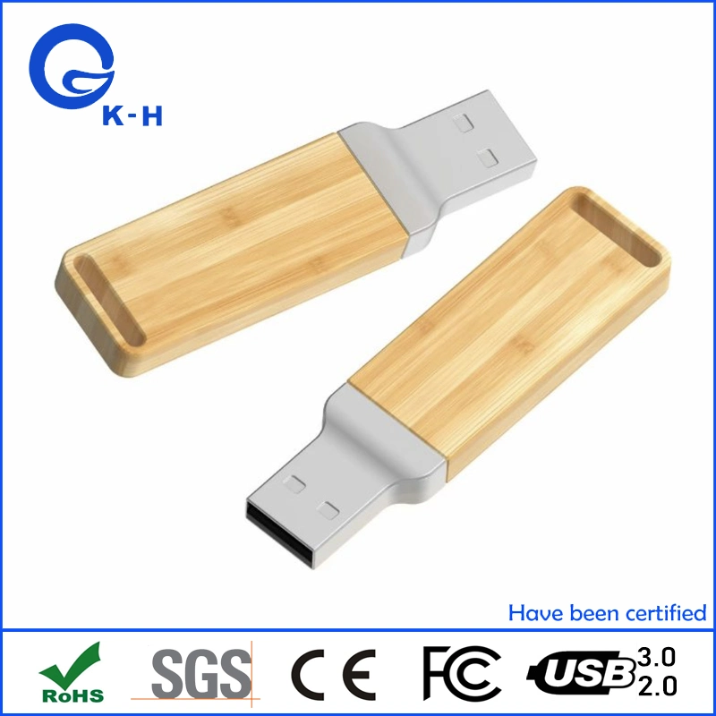 ذاكرة فلاش Wood USB Memory Stick 8 جيجا بايت قابلة لإعادة التدوير صديقة للبيئة 32 جيجا بايت