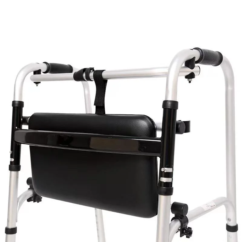 Chinese Wholesale/Suppliers Seat Height Adjustable Aluminum Adult Rollator Walker