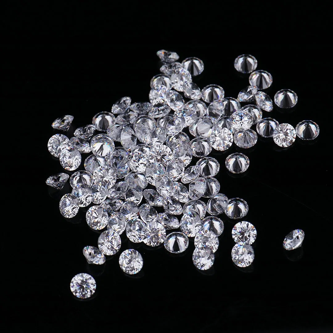 Wholesale/Supplier 3mm Melee Loose Stone High quality/High cost performance 5A CZ Round Brilliant Cut Cubic Zirconia Jewelry