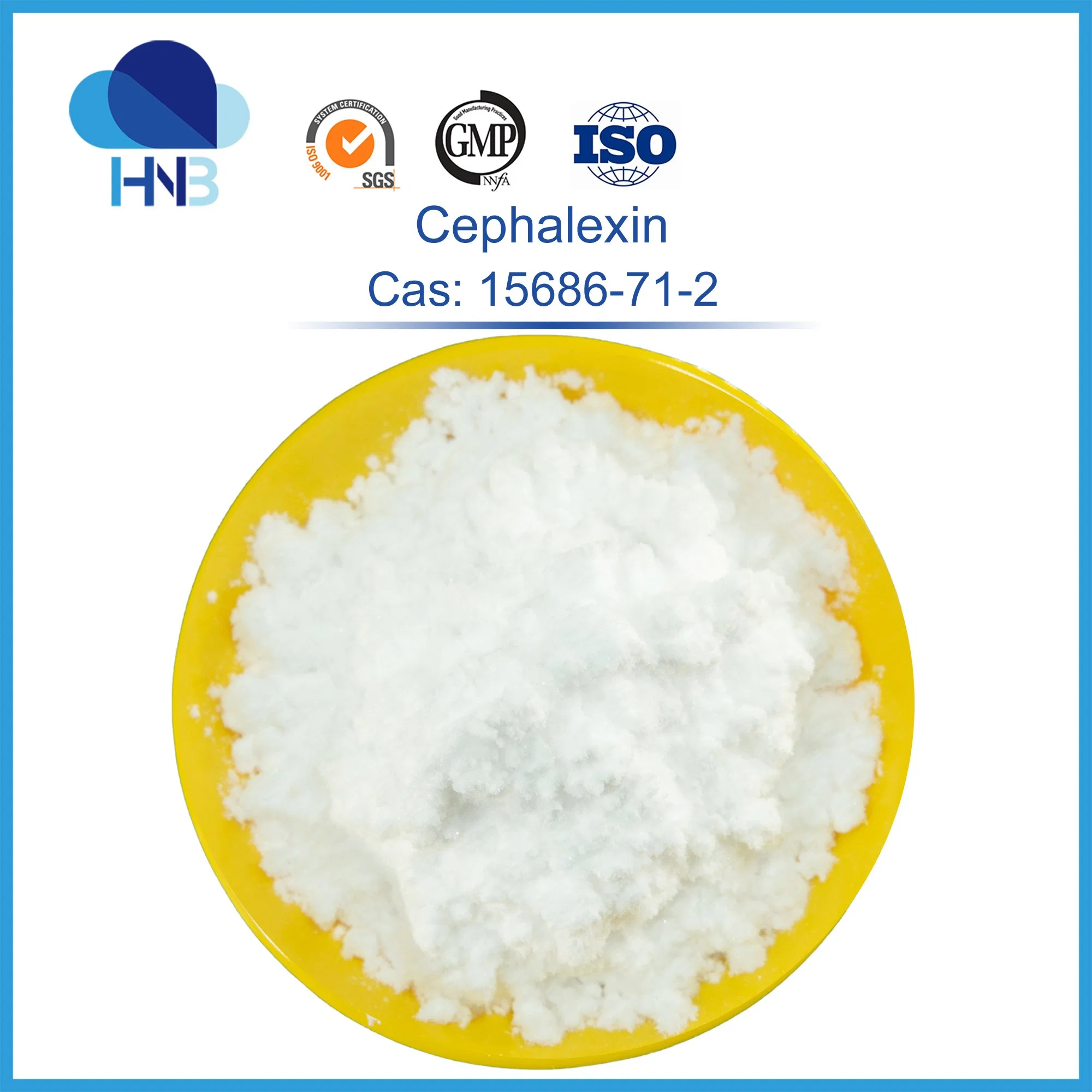 CAS 15686-71-2 99% Purity Keflex Powder Cefalexin Cephalexin