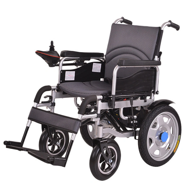 Silla De Rueda Reclining Compact Electric Power Wheelchair with Manual Electric Conversion