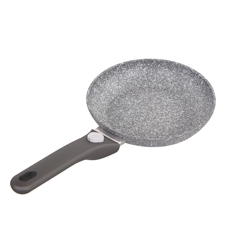 Original Factory OEM Granite Coating Aluminum Cooking Set Cookware with Removable Handle