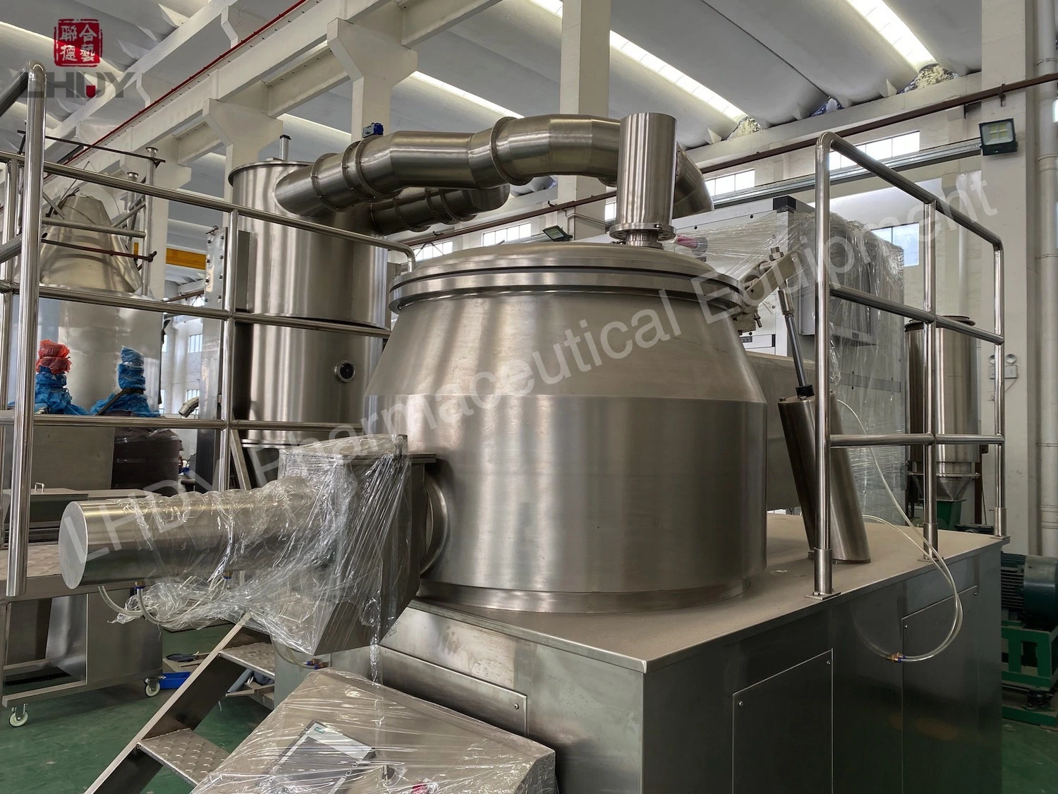 Manufacturer Supply GHLH Series High Position Wet Mixing Granulator/Rapid Mixing Granulator RMG/Pharmaceutical Mixing/Granulating Equipment