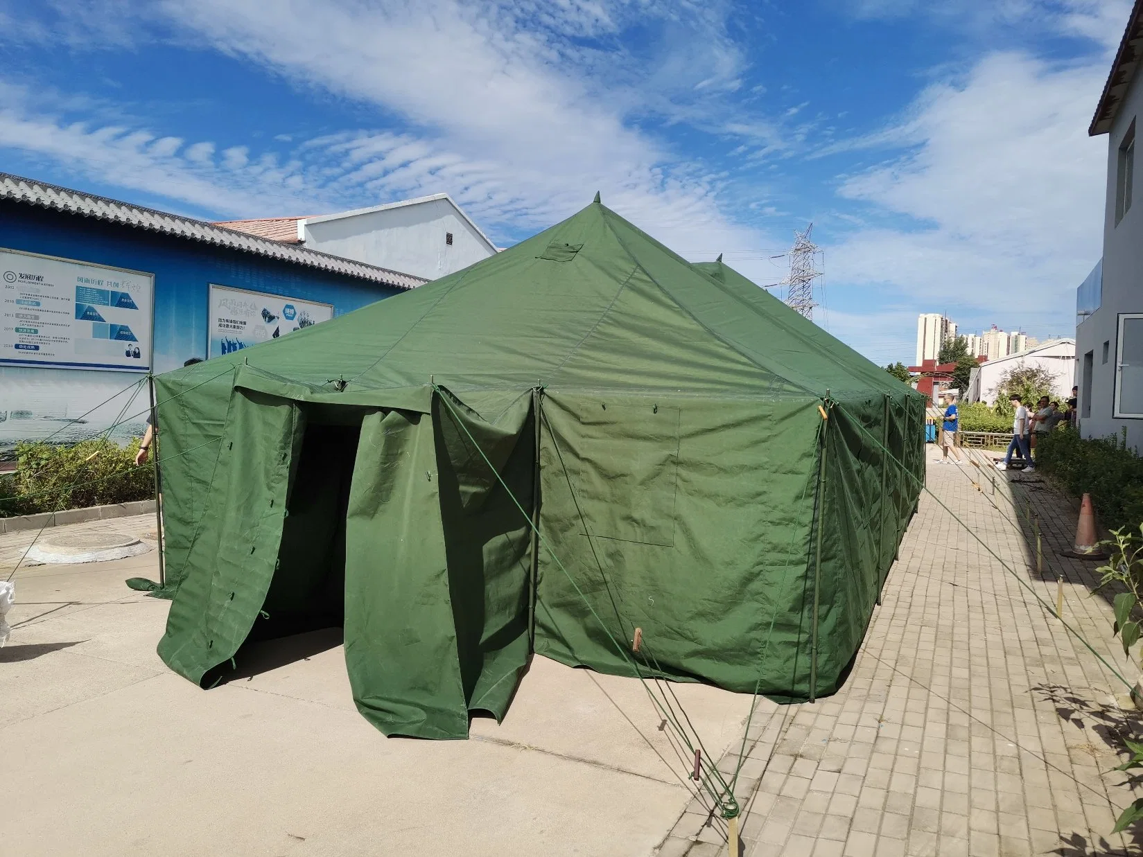 Green Big Army estilo Pole Tent