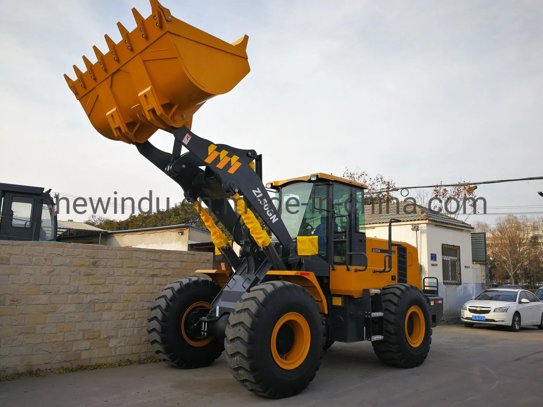 New 5ton Pilot Control Zl50gn Wheel Loader with Desert Tyres in Algeria