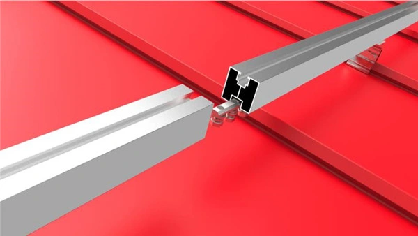 New Design Industrial Aluminum for Solar Energy Mounting System Guide Rail with High quality/High cost performance 