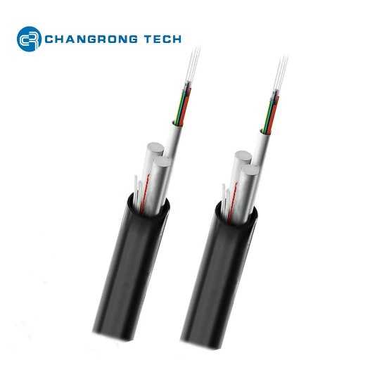 Communication Optical Fiber Cable Optic Flat Uni-Tube Aerial GYFXTY with ISO9001