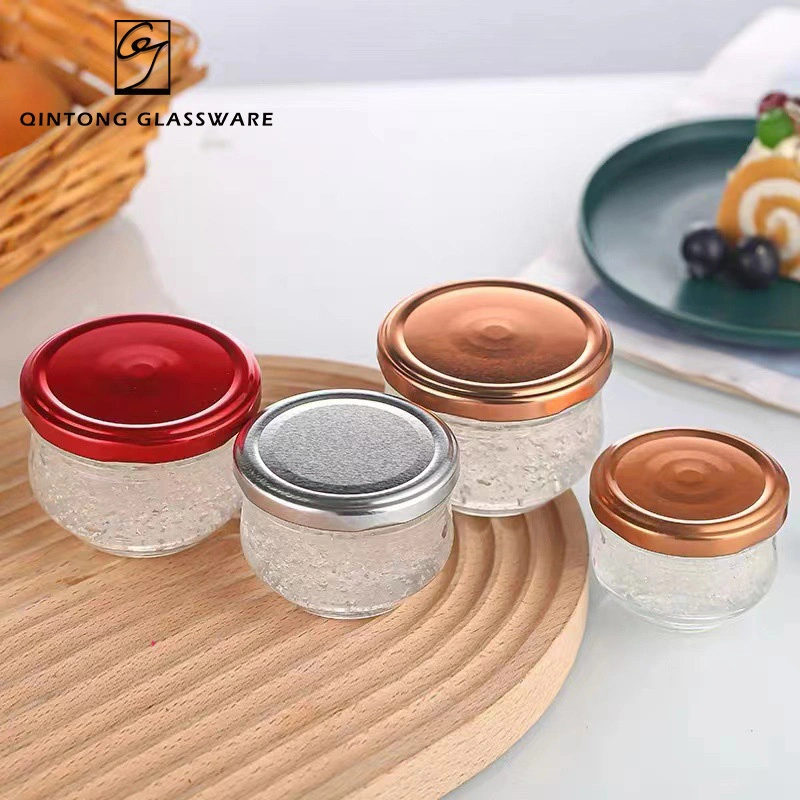 Wholesale/Supplier 70ml 2oz High-Temperature Resistant Sealed Glass Bird's Nest Honey Split Bottle with Lid