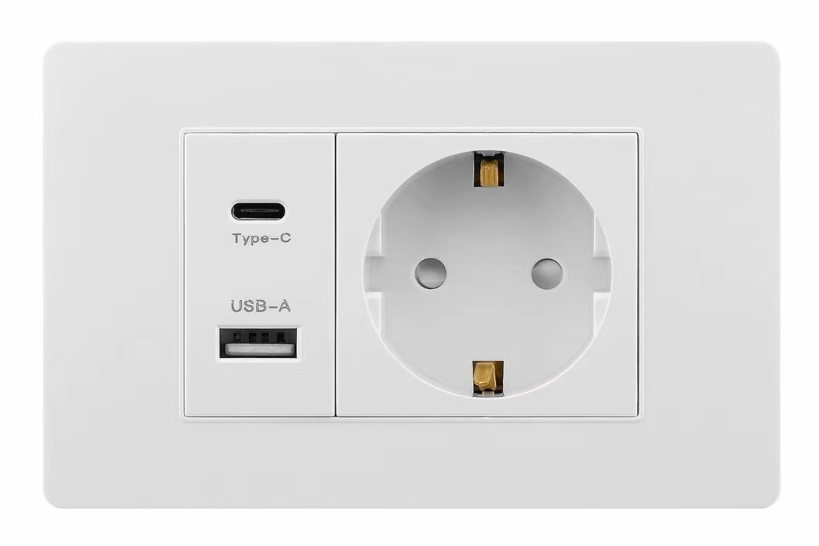 118*72 Type 220V-250V 10A Stainless Steel Panel Electric Wall Light Switch