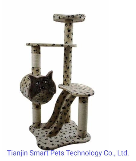 Luxury OEM DIY Cat Playing Scratching Pad Tree Pet Toy