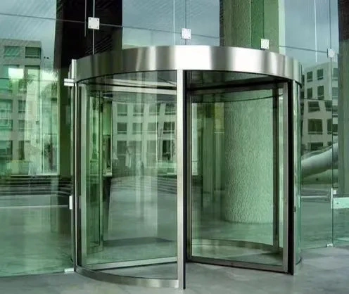 Modern-Style Aluminum Metal Alloy 2 Wing 3 Wing Automatic Revolving Doors