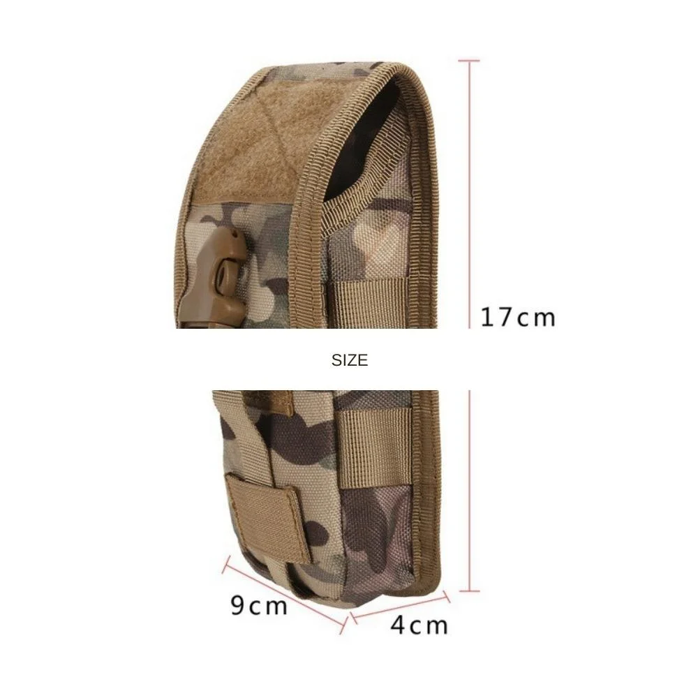 Housse de housse pour téléphone portable Coque tactique Camo Sac de ceinture Wyz21281