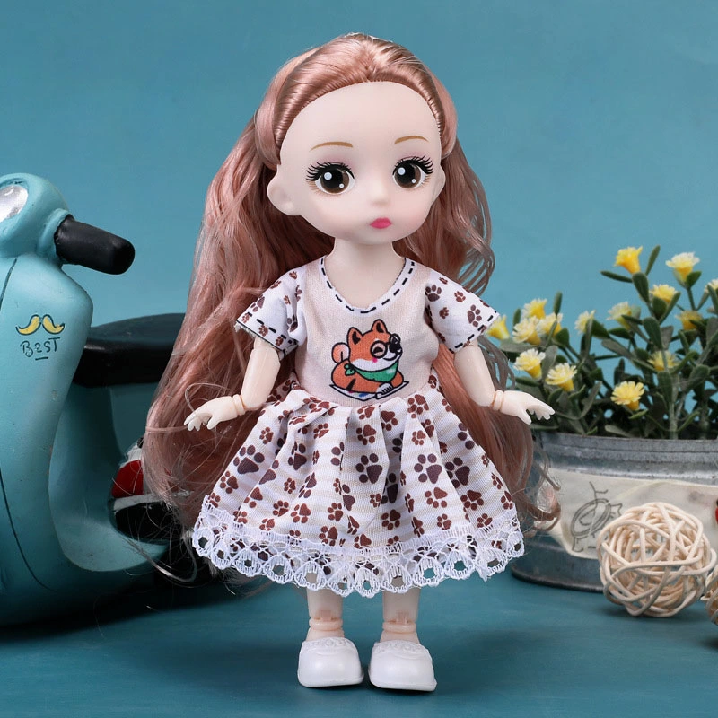 Mini 17cm Schönheit Puppe BJD Mädchen Puppe Prinzessin