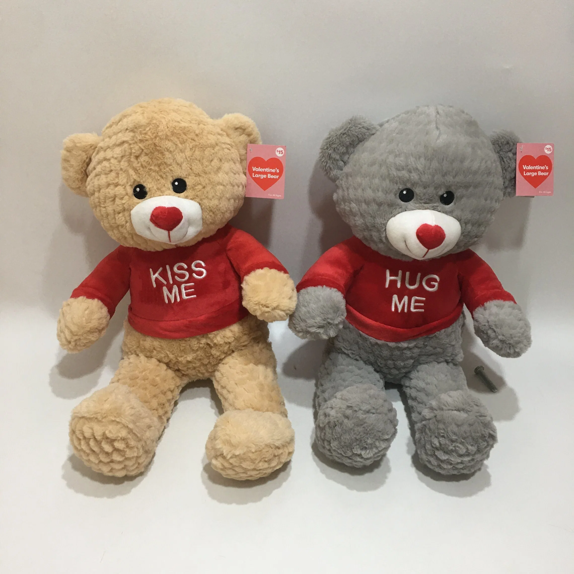 OEM Plush Toy 2 Clr Valentine&prime; S Day Bear with T-Shirt