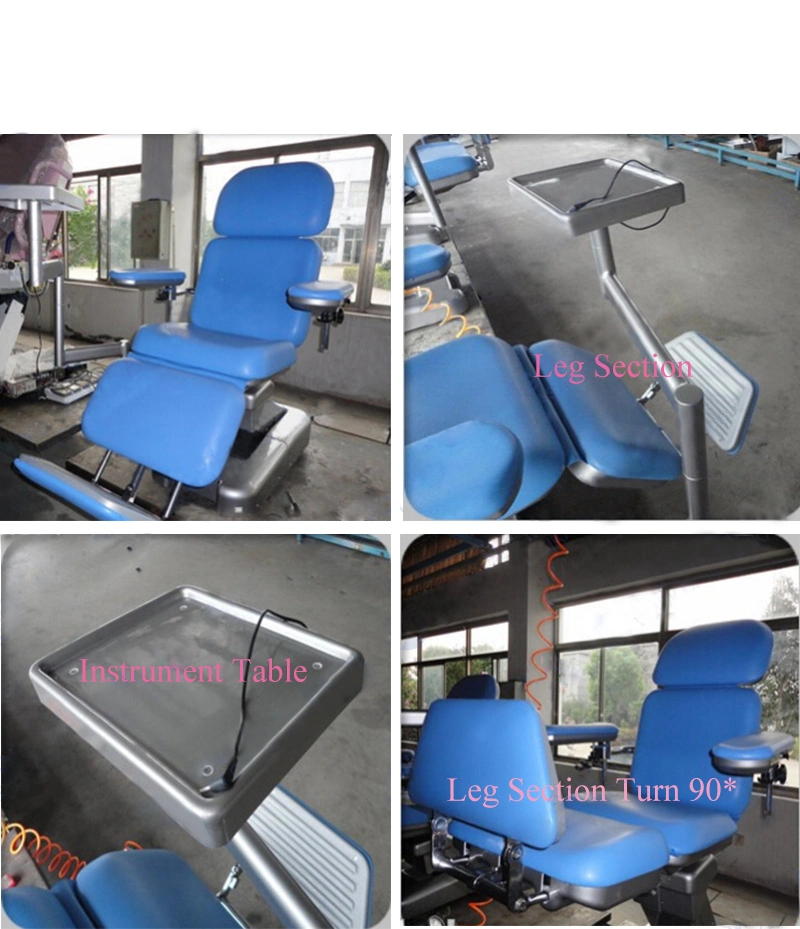 Hospital Patient Electric Blood Donation Chair Hemodialysis Chair with Arms (THR-XD101)