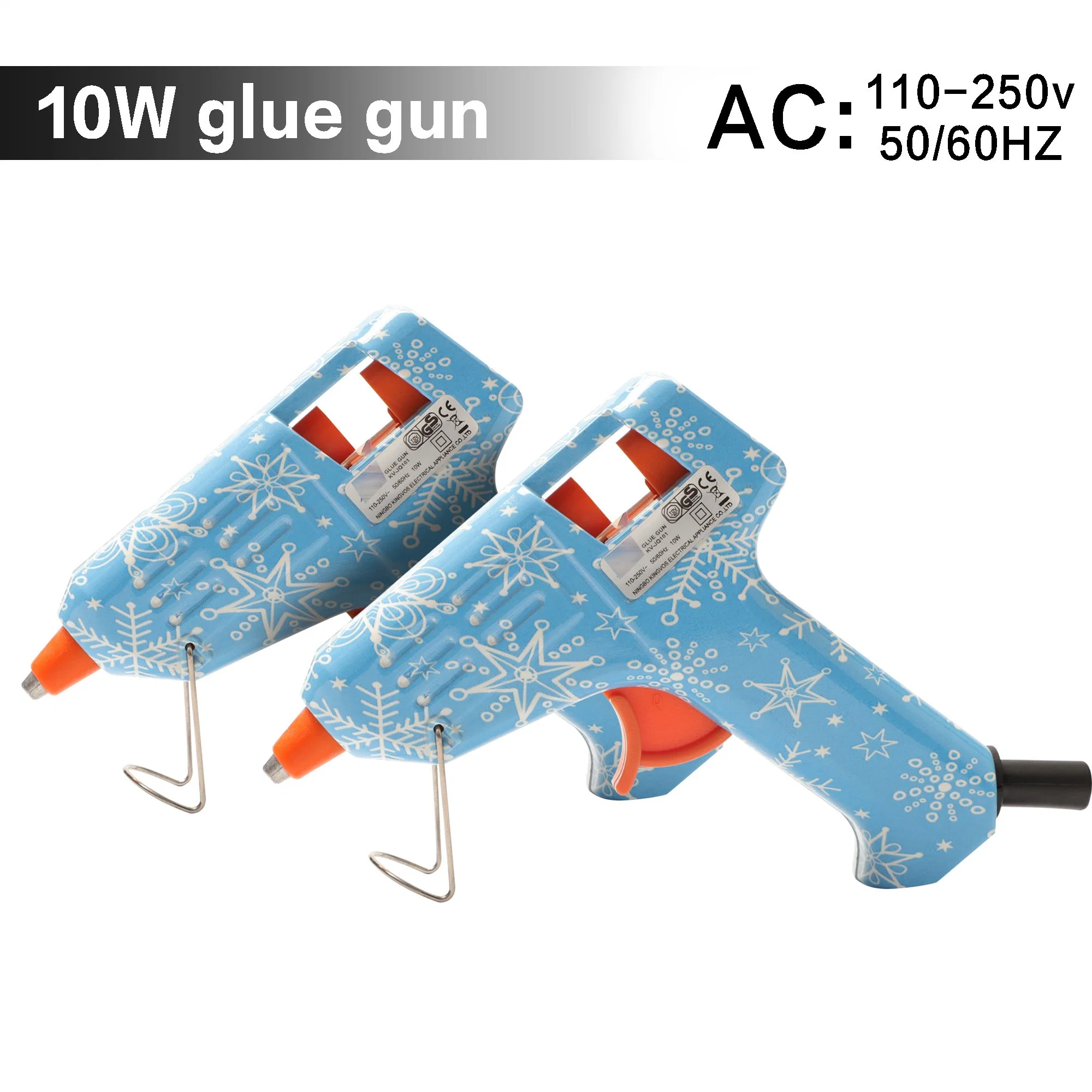 21501 10W Hot Glue Gun with Two Glue Sticks Is Suitable for DIY