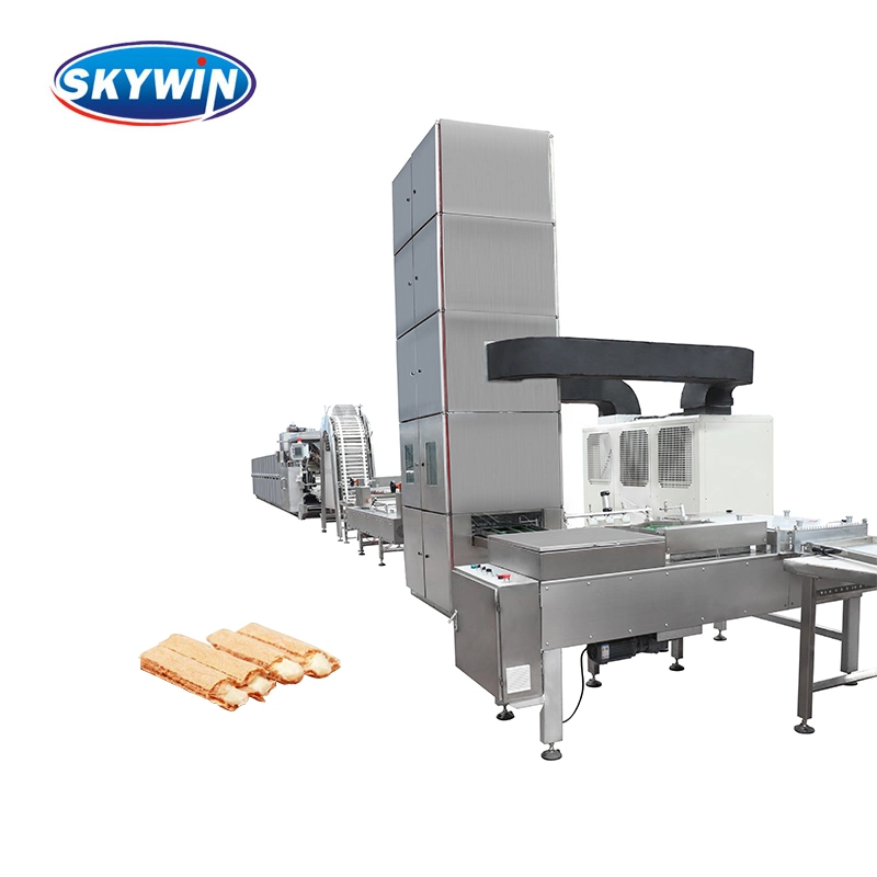 Skywin Wafer Chocolate Roll Forming Making Machine Production Line