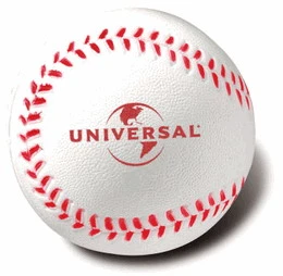 Baseball promotionnel pu avec impression de logo, jouets pu promotionnels