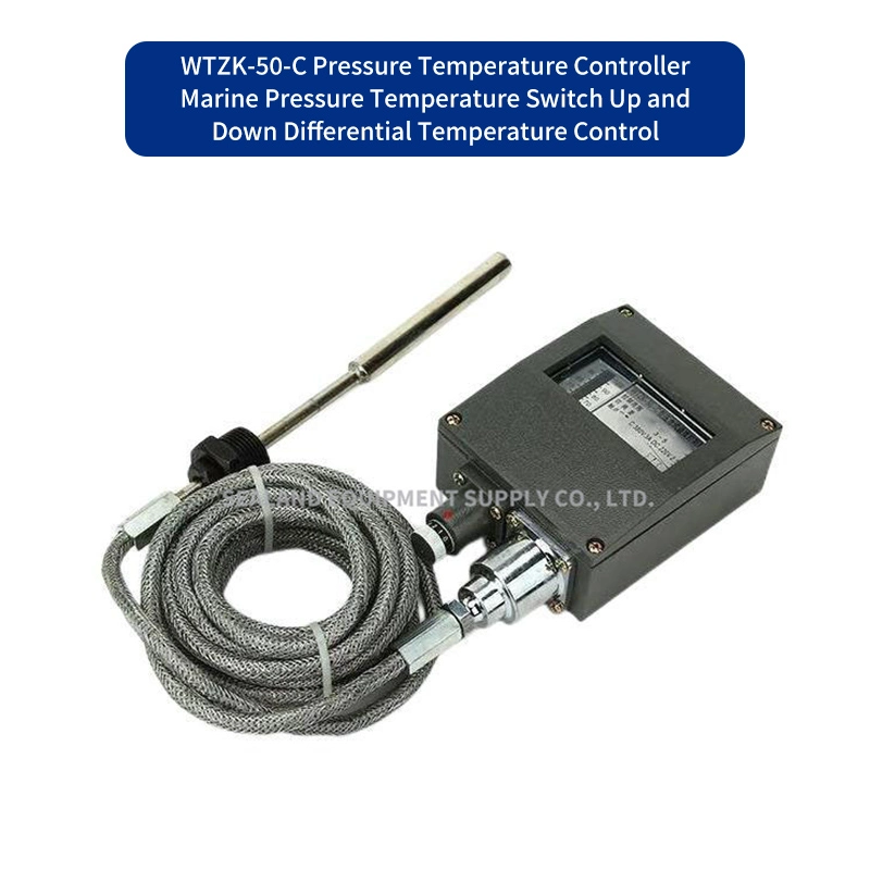 Wtzk-50-C Temperature Control 5m Line with Full Range of 40-80 &ordm; C 60-1, Suitable for Marine Pressure Gauge Temperature Controller System Made in China